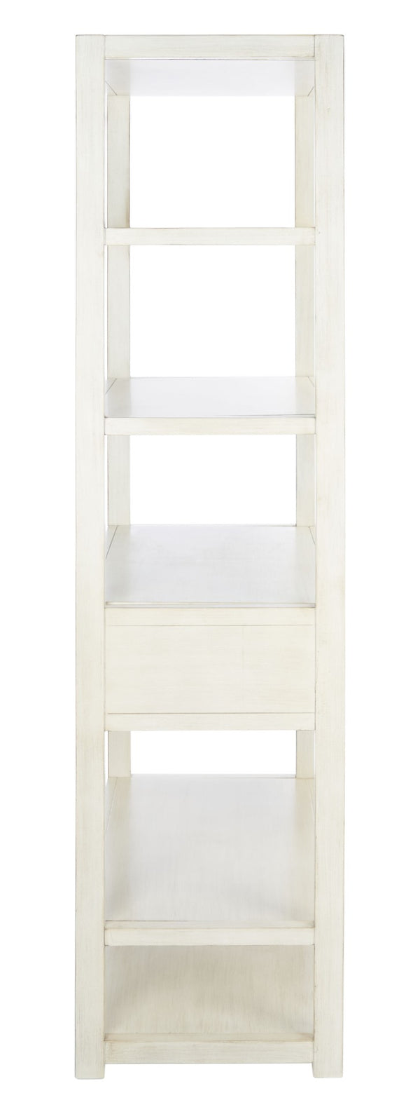 Safavieh Johni Etagere With 5 Open Shelves And 1 Stylish Drawer For Elegant Home Organization And Display Antique White ETG9200B