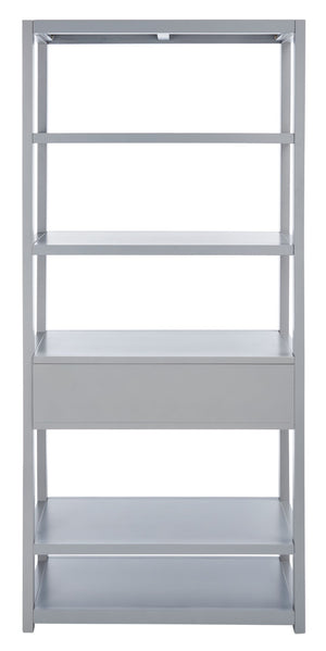 Safavieh Johni Etagere With 5 Open Shelves And 1 Stylish Drawer For Elegant Home Organization And Display Grey ETG9200C