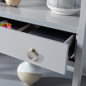 Safavieh Johni Etagere With 5 Open Shelves And 1 Stylish Drawer For Elegant Home Organization And Display Grey ETG9200C
