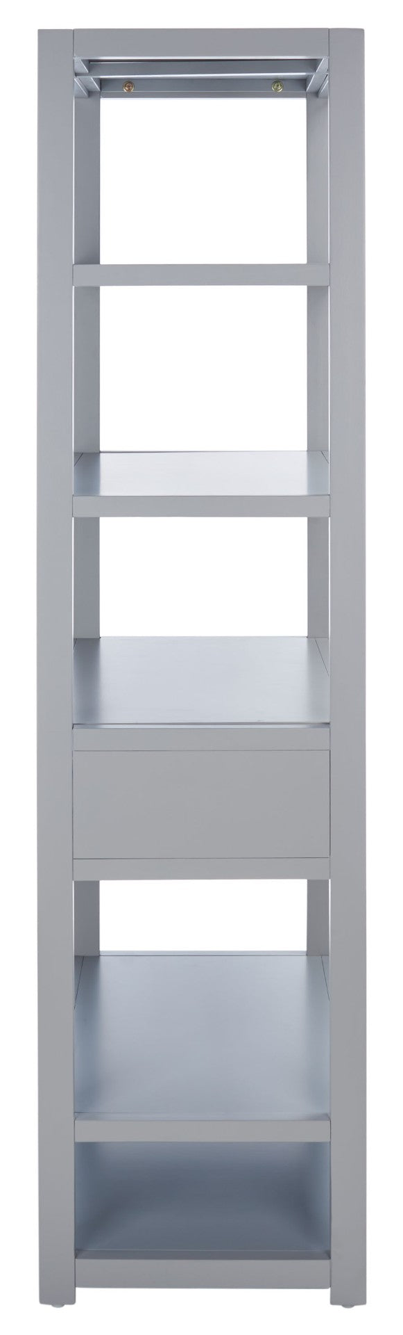 Safavieh Johni Etagere With 5 Open Shelves And 1 Stylish Drawer For Elegant Home Organization And Display Grey ETG9200C