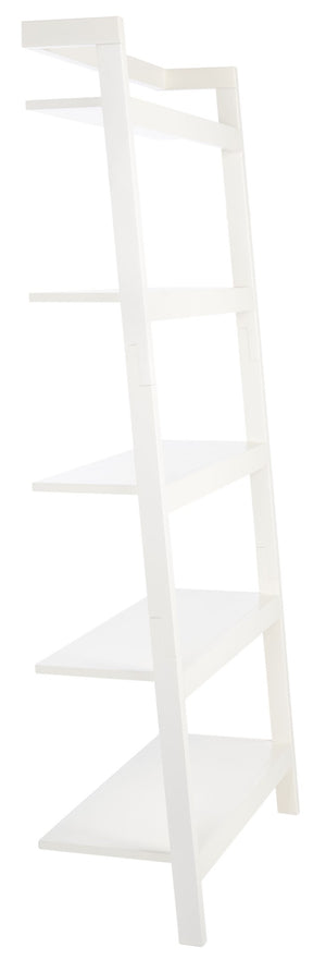 Safavieh Beauregard 5-Tier Leaning Etagere - Industrial Farmhouse Design For Stylish Storage & Display White ETG9402B