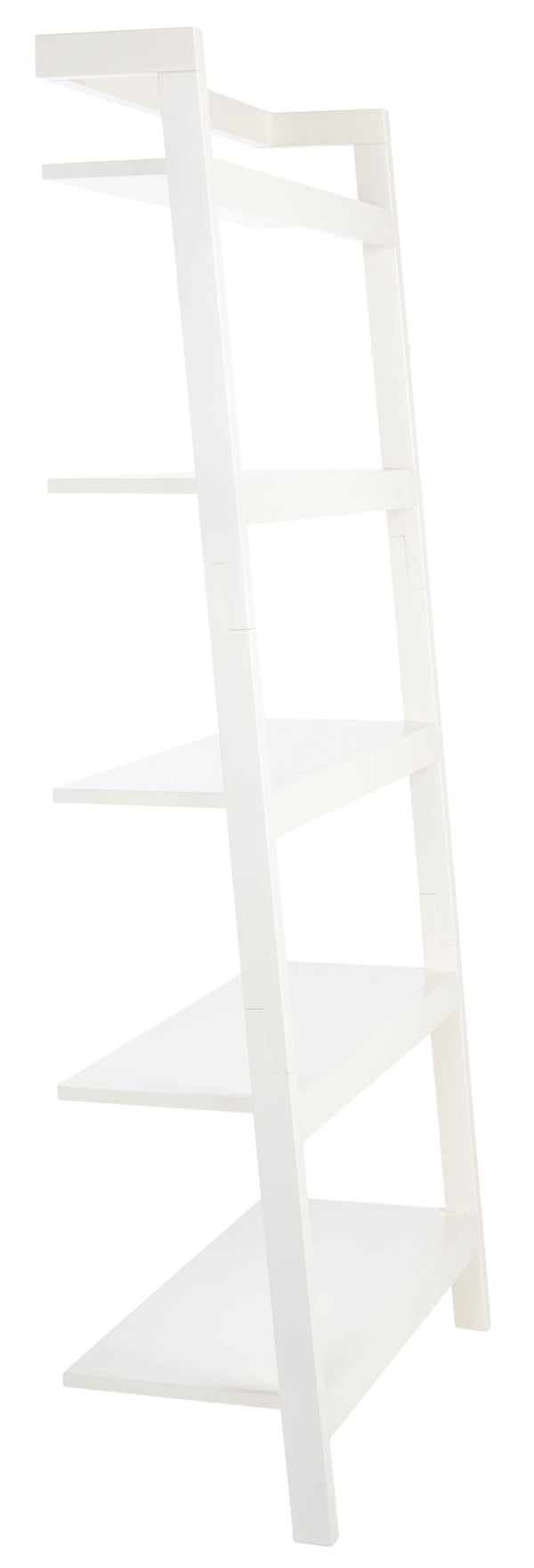 Safavieh Beauregard 5-Tier Leaning Etagere - Industrial Farmhouse Design For Stylish Storage & Display White ETG9402B