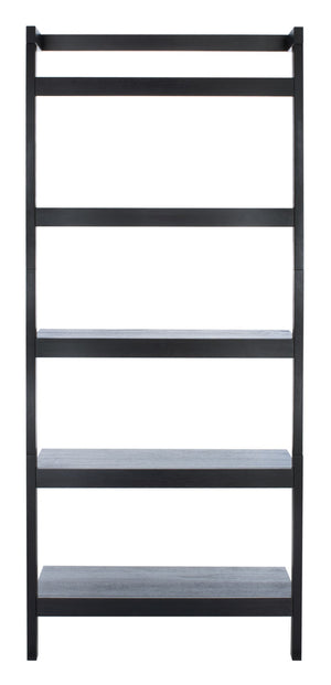 Safavieh Beauregard 5-Tier Leaning Etagere - Industrial Farmhouse Design For Stylish Storage & Display Black ETG9402D