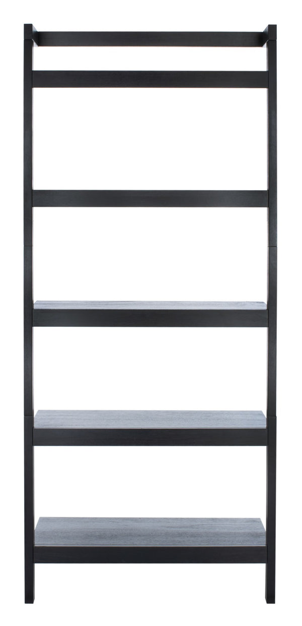 Safavieh Beauregard 5-Tier Leaning Etagere - Industrial Farmhouse Design For Stylish Storage & Display Black ETG9402D