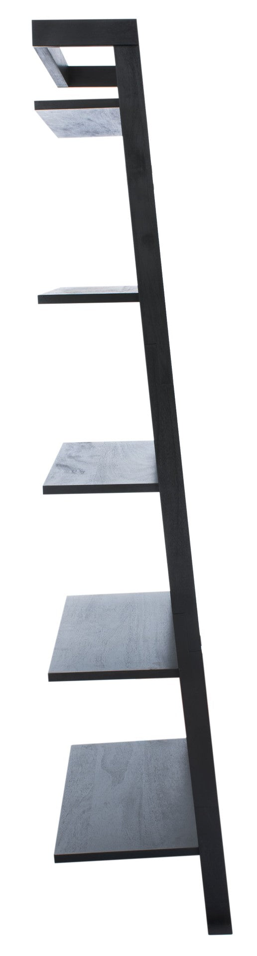 Safavieh Beauregard 5-Tier Leaning Etagere - Industrial Farmhouse Design For Stylish Storage & Display Black ETG9402D