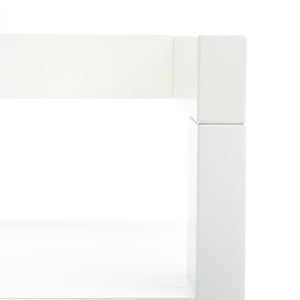Safavieh Yassi 5-Tier Leaning Etagere - Rustic Storage Solution For Small Spaces With Stylish Open Shelving White ETG9403B
