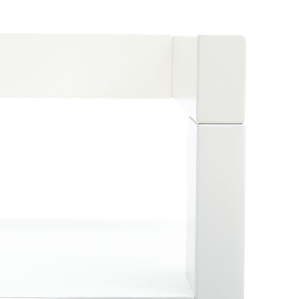 Safavieh Yassi 5-Tier Leaning Etagere - Rustic Storage Solution For Small Spaces With Stylish Open Shelving White ETG9403B
