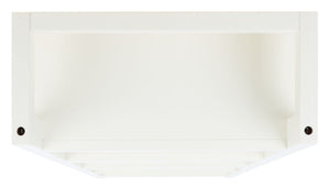 Safavieh Yassi 5-Tier Leaning Etagere - Rustic Storage Solution For Small Spaces With Stylish Open Shelving White ETG9403B