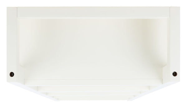 Safavieh Yassi 5-Tier Leaning Etagere - Rustic Storage Solution For Small Spaces With Stylish Open Shelving White ETG9403B