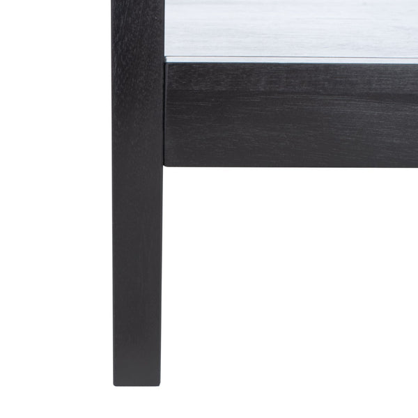 Safavieh Yassi 5-Tier Leaning Etagere - Rustic Storage Solution For Small Spaces With Stylish Open Shelving Black ETG9403D