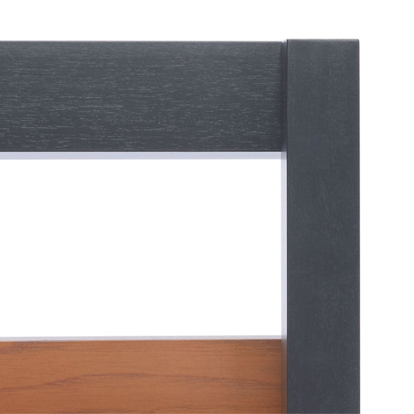 Safavieh Lavina 3-Shelf Etagere With Drawer - Stylish Industrial Storage Solution For Any Space Natural / Charcoal ETG9404A