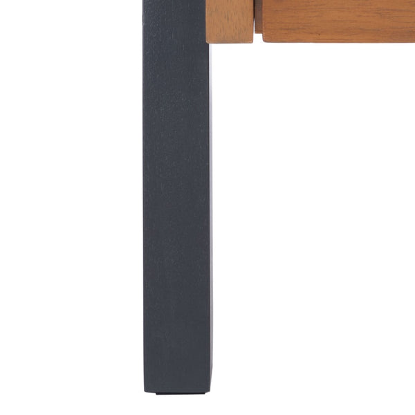 Safavieh Lavina 3-Shelf Etagere With Drawer - Stylish Industrial Storage Solution For Any Space Natural / Charcoal ETG9404A