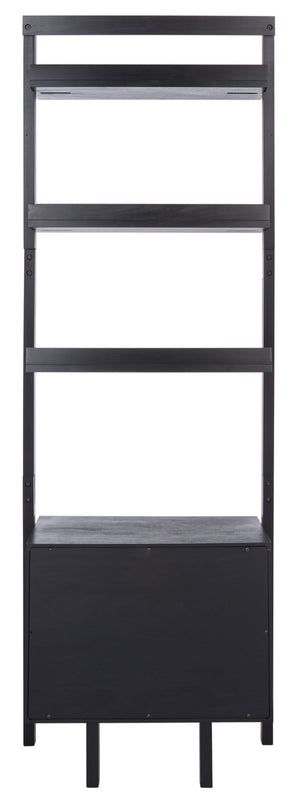 Safavieh Lavina 3-Shelf Etagere With Drawer - Stylish Industrial Storage Solution For Any Space Black ETG9404D