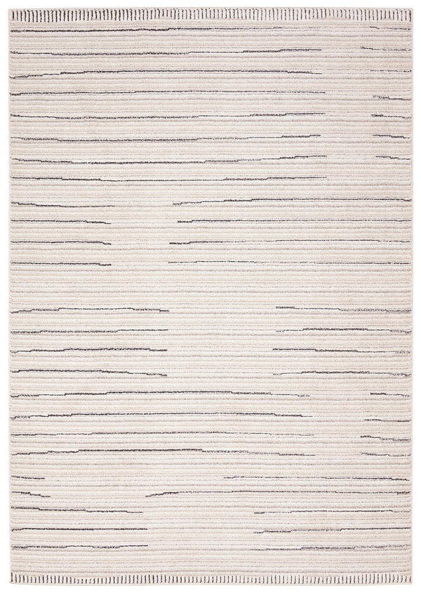 Jaipur Living Eva Regious Eva02 Powerloomed Machinemade 100% Polyester Lines Stripes Indoor Rug Ivory 100% Polyester Rug160961