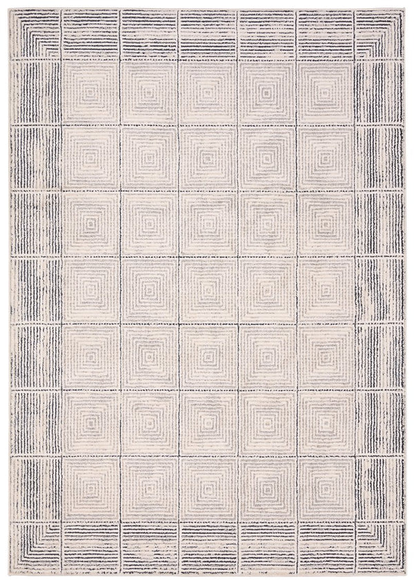 Jaipur Living Eva Quadrant Eva03 Powerloomed Machinemade 100% Polyester Geometric Geometric Indoor Rug Ivory 100% Polyester Rug160962