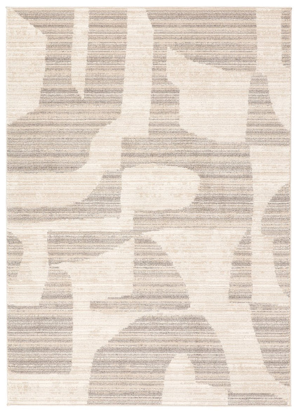 Jaipur Living Eva Tremaine Eva05 Powerloomed Machinemade 100% Polyester Geometric Abstract Indoor Rug Gray 100% Polyester Rug161786