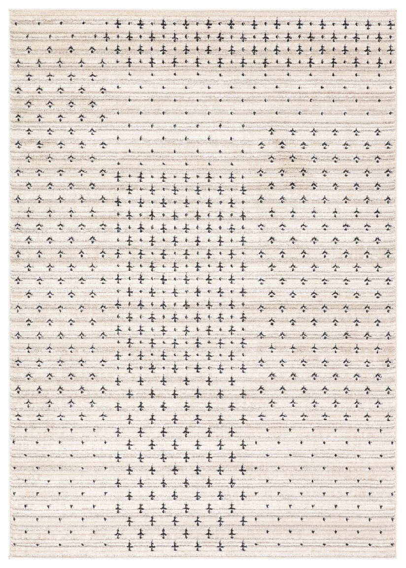 Jaipur Living Eva Zahraa Eva06 Powerloomed Machinemade 100% Polyester Moroccan / Bohemian Tribal Indoor Rug Ivory 100% Polyester Rug161769