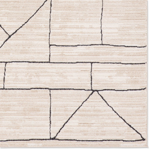 Jaipur Living Eva Farhan Eva07 Powerloomed Machinemade 100% Polyester Moroccan / Bohemian Tribal Indoor Rug Ivory 100% Polyester Rug161775