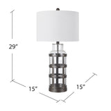 Everly Caged Metal Lamp EVABS1973 Evolution by Crestview Collection