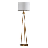 Sadie Gold Metal Tripod Floor Lamp EVAER1609 Evolution by Crestview Collection