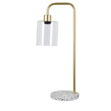 Keesee Gold & Terrazzo Task Lamp EVAER1685 Evolution by Crestview Collection