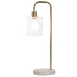 Keesee Gold & Terrazzo Task Lamp EVAER1685 Evolution by Crestview Collection