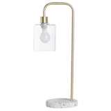 Keesee Gold & Terrazzo Task Lamp EVAER1685 Evolution by Crestview Collection