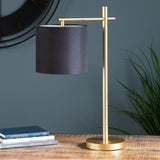 Sabrina Black And Gold Task Lamp EVAER1696 Evolution by Crestview Collection