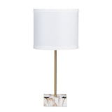 Tilbury Faux Marble & Usb Table Lamp