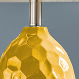 Loxley Yellow Ceramic Table Lamp EVAP2543YW Evolution by Crestview Collection