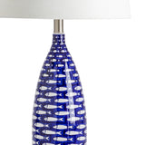 Mya Blue Fish Lamp EVAP2576 Evolution by Crestview Collection