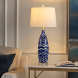 Mya Blue Fish Lamp EVAP2576 Evolution by Crestview Collection