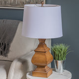 Georgia 29.5" Resin Wood Table Lamp EVAVP1207WD Evolution by Crestview Collection