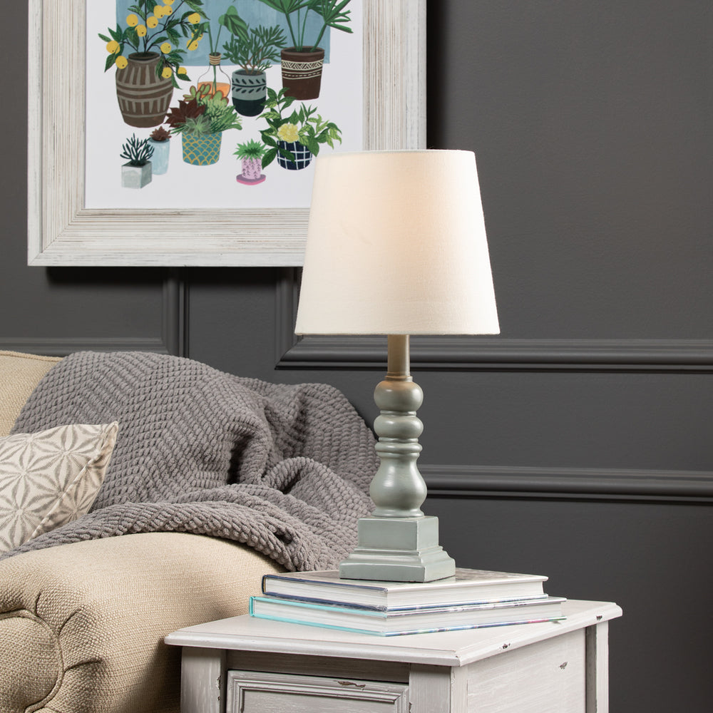 Whittier Gray Table Lamp EVAVP1349GRY Evolution by Crestview Collection