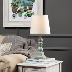 Whittier Gray Table Lamp EVAVP1349GRY Evolution by Crestview Collection