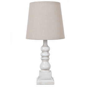 Whittier White Table Lamp EVAVP1349WH Evolution by Crestview Collection