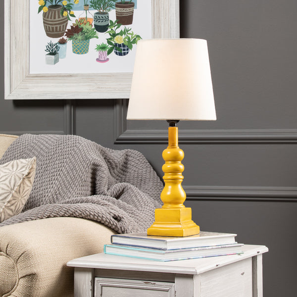 Whittier Ochre Table Lamp EVAVP1349YW Evolution by Crestview Collection