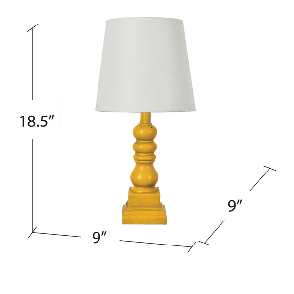 Whittier Ochre Table Lamp EVAVP1349YW Evolution by Crestview Collection