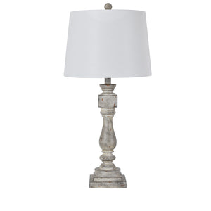 Julie Gray Distressed Table Lamp EVAVP1355GRY Evolution by Crestview Collection