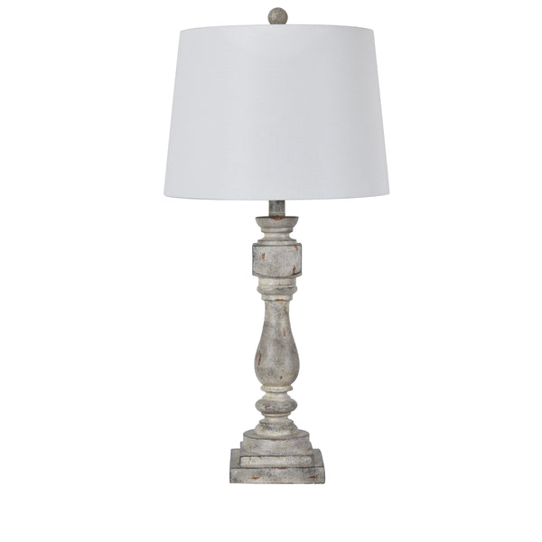 Julie Gray Distressed Table Lamp EVAVP1355GRY Evolution by Crestview Collection