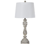 Julie Gray Distressed Table Lamp