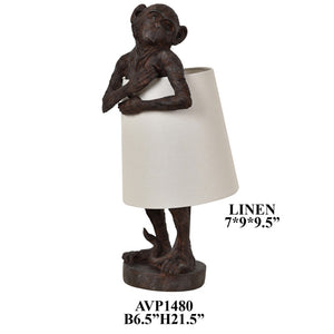 Dillon Monkey Lamp EVAVP1480 Evolution by Crestview Collection