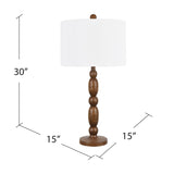 Aubrey Wood Table Lamp EVAVP1621 Evolution by Crestview Collection