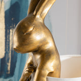 Chester Gold Rabbit Lamp EVAVP1665GLDWH Evolution by Crestview Collection