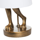 Chester Gold Rabbit Lamp EVAVP1665GLDWH Evolution by Crestview Collection