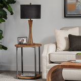 Kuala Gray Resin Table Lamp EVAVP1675GRY Evolution by Crestview Collection