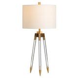 Cauley Clear Acrylic Tripod Table Lamp