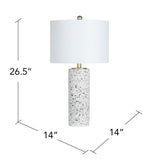 Kinsley Terrazzo Table Lamp EVAVP1828 Evolution by Crestview Collection