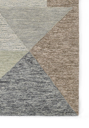 Momeni Everett EVT-1 Hand Tufted Contemporary Geometric Indoor Rug Multi 8' x 10'
