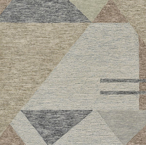 Momeni Everett EVT-1 Hand Tufted Contemporary Geometric Indoor Rug Multi 8' x 10'